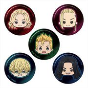 東京リベンジャーズ ちゅるキャラミニ缶バッジ 5個セット [キャラクターグッズ]