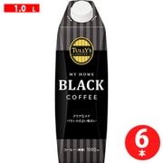 タリーズコーヒー MY HOME （マイホーム） ブラックコーヒー キャップ付き 紙パック 1L×6本 [コーヒー飲料]