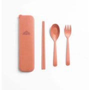 ポ-タブルカトラリーセット タイプI Portable Cutlery Set TI CS2203PC1-SB ソイルブラウン [アウトドア カトラリーセット]