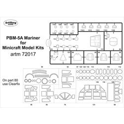 PBM-5A 塗装マスクシール （ミニクラフト用） [1/72 専用塗装用マスクシール]