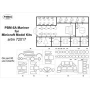 PBM-5A 塗装マスクシール （ミニクラフト用） [1/72 専用塗装用マスクシール]
