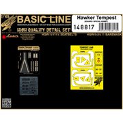 ホーカー テンペスト 布製シートベルトw/両面塗装マスクシール （エデュアルド/スペシャルホビー用） [1/48 ディティールアップパーツ]