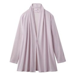 軽やか さらさら カーデ ラベンダー M-L