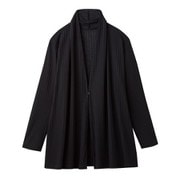 軽やか さらさら カーデ ブラック M-L