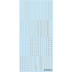 1/100 RB03 コーションデカール グレー＆オレンジ（1枚入） [ディテールアップパーツ]