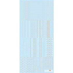 1/100 RB03 コーションデカール ホワイト＆オレンジ （1枚入） [ディテールアップパーツ]