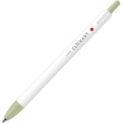 水性カラーペン クリッカート ノック式 線の太さ:0.6mm インク色:ライトカーキ モイストキープインク WYSS22-LK