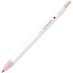 【新品】（まとめ）ゼブラ ノック式水性カラーペン クリッカート ピンク WYSS22-P 1本 【×50セット】