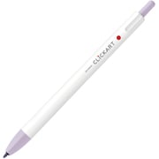 水性カラーペン クリッカート ノック式 線の太さ:0.6mm インク色:ライラック モイストキープインク WYSS22-LIL