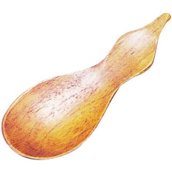 茶さじ 茶味 ひさご 11cm 木製 天然木 JA21-23-8s