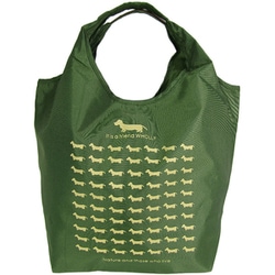 WHOLLY ドッグプリント くりて エコバッグ 3L01-01 KHAKI