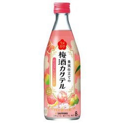 ウメカク 果実仕立ての梅酒カクテル ピンクグレープフルーツ びん 8度 500ml [リキュール]