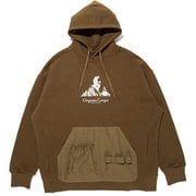 キャンプスウェットパーカー OCW-2018 Brown Mサイズ [アウトドア スウェット メンズ]
