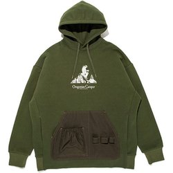 キャンプスウェットパーカー OCW-2018 Olive Mサイズ [アウトドア スウェット メンズ]
