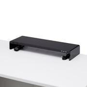 電源タップ+USBポート付き机上ラック ブラック MR-LC202BKN