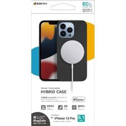 6885IP161PHB [iPhone13 Pro用 ケース ポリカーボネート シリコン ハイブリッド MFM （Made for MagSafe） 認証品 ブラック]