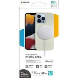 6886IP161PHB [iPhone13 Pro用 ケース ポリカーボネート シリコン ハイブリッド MFM （Made for MagSafe） 認証品 グレー]