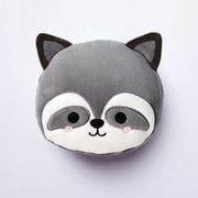 CUSH228 Relaxeazzz（リラクシーズ） アイマスク付もちもちピロー RC / アライグマのロミー [キャラクターグッズ]