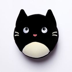 CUSH249 Relaxeazzz（リラクシーズ） アイマスク付もちもちピロー BC / 黒猫のフェリン・ファイン [キャラクターグッズ]