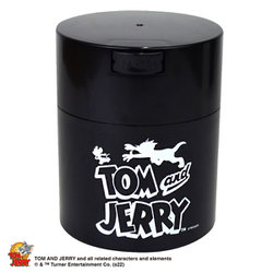 トムとジェリー ロゴ TIGHTVAC コンテナ 0.8L ブラック