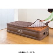 FL0403720 [電動エアーベッド専用敷パッド ダブル ブラウン 置くだけ簡単]