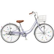 24型 子ども用自転車 Ricorina(リコリーナ) 変速なし 点灯虫モデル E.Xティーンラベンダー RC40T1