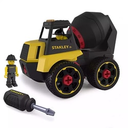 ST-TT003-SY Stanley Jr. Take Apart（分解）シリーズ XLサイズ 工事車両 セメントトラック [ミニカー]