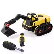 ST-TT007-SY Stanley Jr. Take Apart（分解）シリーズ XLサイズ 工事車両 ショベルカー [ミニカー]