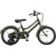 子ども用自転車 HYDEE KIDS（ハイディキッズ） 16インチ 変速なし 簡単着脱補助輪 T.Yカーキ HYK16