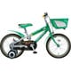 子ども用自転車 CROSS FIRE Kids（クロスファイヤー キッズ） 16インチ 変速なし 簡単着脱補助輪 グリーン&シルバー CK166