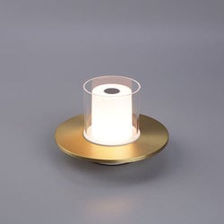 Tubicen CANDLE LEDポータブルランプ ゴールド CANDLE-GL