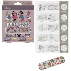 ミッキー＆フレンズ 救急ばんそうこう Mサイズ 100枚入 QQB100