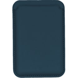 SANSMCA01NV [くるっと装着 着脱簡単スマートカードケース ワイヤレス充電対応 PUレザー ネイビー]