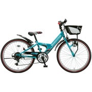 子ども用自転車 EXPRESS J(エクスプレスジュニア) 24インチ 外装6段変速 ダイナモランプモデル エメラルドグリーン EXJ46
