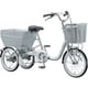 シティサイクル三輪車 BRIDGESTONE WAGON（ブリヂストンワゴン） 前18インチ/後16インチ 変速なし M.ブリリアントシルバー BW10