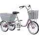 シティサイクル三輪車 BRIDGESTONE WAGON（ブリヂストンワゴン） 前18インチ/後16インチ 変速なし M.ブランLピンク BW10