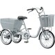 シティサイクル三輪車 BRIDGESTONE WAGON（ブリヂストンワゴン） 前18インチ/後16インチ 内装3段変速 M.ブリリアントシルバー BW13