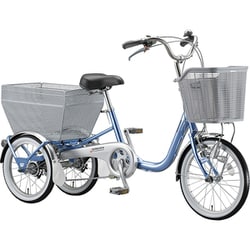 シティサイクル三輪車 BRIDGESTONE WAGON（ブリヂストンワゴン） 前18インチ/後16インチ 内装3段変速 M.ブランLブルー BW13