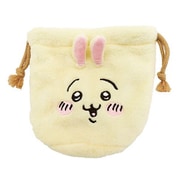 CKW-039 ちいかわ フェイス巾着 うさぎ [キャラクターグッズ]