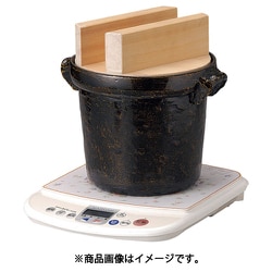 電磁用 8合炊ごはん鍋（白木蓋） 35240