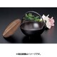 いろり鍋（茶シリコンフッ素）  15cm 10153