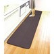 洗える 足腰にやさしいキッチンマット 45×120 ブラウン FL0405510