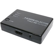 HDMIセレクター 3入力1出力 自動切替機能搭載 HDS-FH01/BK