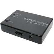 HDMIセレクター 3入力1出力 自動切替機能搭載 切替用リモコン付属 HDS-FH02/BK