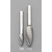 超硬カッター（鉄・鋳物用） 快削 12×32mm/6mm軸 EA819JK-712