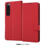 RT-RXP1M4ELC1/R [Xperia 1 IV 用 耐衝撃 手帳型ケース シンプル マグネット/レッド]