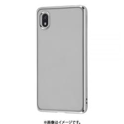 RT-RXPAM3HT2/SVM [Xperia Ace III 用 TPUソフトケース メタリックフレーム/シルバー]