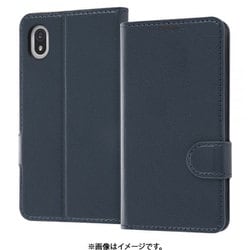 RT-RXPAM3ELC1/DN [Xperia Ace III 用 耐衝撃 手帳型ケース シンプル マグネット/ダークネイビー]