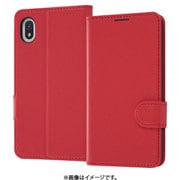 RT-RXPAM3ELC1/R [Xperia Ace III 用 耐衝撃 手帳型ケース シンプル マグネット/レッド]