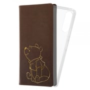 Xperia 10 IV 用 『ディズニーキャラクター』/手帳型 FLEX CASE ホットスタンプ/プー INR-DXP10M4FXI/PO
